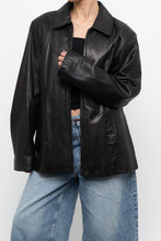 Load image into Gallery viewer, Vintage x LIZ CLAIBORNE Black Butter Leather Panelled Jacket (XS-L)