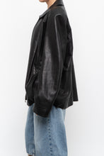 Load image into Gallery viewer, Vintage x LIZ CLAIBORNE Black Butter Leather Panelled Jacket (XS-L)