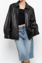 Load image into Gallery viewer, Vintage x LIZ CLAIBORNE Black Butter Leather Panelled Jacket (XS-L)