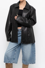Load image into Gallery viewer, Vintage x LIZ CLAIBORNE Black Butter Leather Panelled Jacket (XS-L)