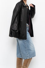 Load image into Gallery viewer, Vintage x LIZ CLAIBORNE Black Butter Leather Panelled Jacket (XS-L)