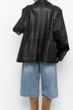 Load image into Gallery viewer, Vintage x LIZ CLAIBORNE Black Butter Leather Panelled Jacket (XS-L)