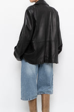 Load image into Gallery viewer, Vintage x LIZ CLAIBORNE Black Butter Leather Panelled Jacket (XS-L)