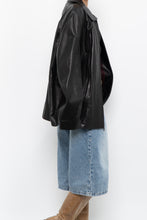 Load image into Gallery viewer, Vintage x LIZ CLAIBORNE Black Butter Leather Panelled Jacket (XS-L)