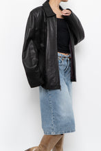Load image into Gallery viewer, Vintage x LIZ CLAIBORNE Black Butter Leather Panelled Jacket (XS-L)