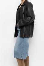 Load image into Gallery viewer, Vintage x LIZ CLAIBORNE Black Butter Leather Panelled Jacket (XS-L)