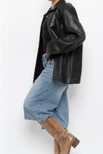 Load image into Gallery viewer, Vintage x LIZ CLAIBORNE Black Butter Leather Panelled Jacket (XS-L)