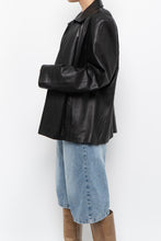 Load image into Gallery viewer, Vintage x LIZ CLAIBORNE Black Butter Leather Panelled Jacket (XS-L)