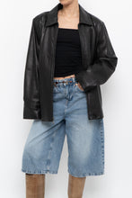 Load image into Gallery viewer, Vintage x LIZ CLAIBORNE Black Butter Leather Panelled Jacket (XS-L)
