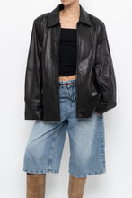 Load image into Gallery viewer, Vintage x LIZ CLAIBORNE Black Butter Leather Panelled Jacket (XS-L)