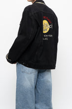 Load image into Gallery viewer, Vintage x Made in Hong Kong x HARD ROCK HOTEL Black Denim Jacket (S, M)