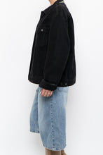 Load image into Gallery viewer, Vintage x Made in Hong Kong x HARD ROCK HOTEL Black Denim Jacket (S, M)