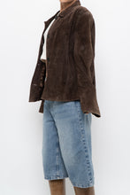 Load image into Gallery viewer, Vintage x MODERN ESSENTIALS Brown Suede Jacket (XS-M)