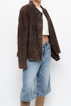 Load image into Gallery viewer, Vintage x MODERN ESSENTIALS Brown Suede Jacket (XS-M)