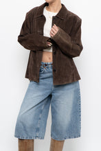 Load image into Gallery viewer, Vintage x MODERN ESSENTIALS Brown Suede Jacket (XS-M)