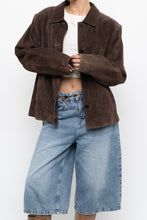 Load image into Gallery viewer, Vintage x MODERN ESSENTIALS Brown Suede Jacket (XS-M)