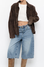 Load image into Gallery viewer, Vintage x MODERN ESSENTIALS Brown Suede Jacket (XS-M)
