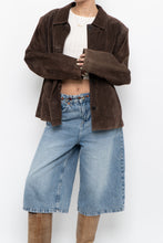 Load image into Gallery viewer, Vintage x MODERN ESSENTIALS Brown Suede Jacket (XS-M)