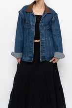 Load image into Gallery viewer, Vintage x DAKOTA Darkwash Denim Jacket/Vest (S-L)