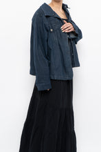 Load image into Gallery viewer, Vintage x Darkwash Denim Jacket (XS-L)
