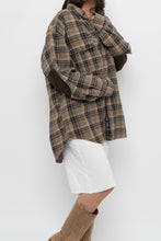 Load image into Gallery viewer, Vintage x Made in India x MUSKOKA LAKES Green Plaid Cotton Flannel (XS-L)