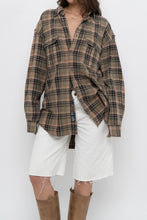 Load image into Gallery viewer, Vintage x Made in India x MUSKOKA LAKES Green Plaid Cotton Flannel (XS-L)