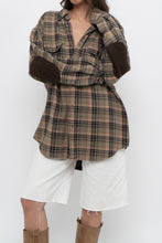 Load image into Gallery viewer, Vintage x Made in India x MUSKOKA LAKES Green Plaid Cotton Flannel (XS-L)
