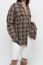 Load image into Gallery viewer, Vintage x Made in India x MUSKOKA LAKES Green Plaid Cotton Flannel (XS-L)