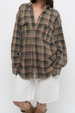 Load image into Gallery viewer, Vintage x Made in India x MUSKOKA LAKES Green Plaid Cotton Flannel (XS-L)