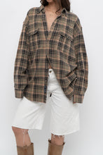 Load image into Gallery viewer, Vintage x Made in India x MUSKOKA LAKES Green Plaid Cotton Flannel (XS-L)