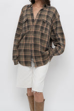 Load image into Gallery viewer, Vintage x Made in India x MUSKOKA LAKES Green Plaid Cotton Flannel (XS-L)