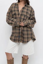 Load image into Gallery viewer, Vintage x Made in India x MUSKOKA LAKES Green Plaid Cotton Flannel (XS-L)