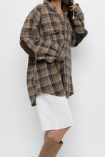 Load image into Gallery viewer, Vintage x Made in India x MUSKOKA LAKES Green Plaid Cotton Flannel (XS-L)