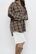 Load image into Gallery viewer, Vintage x Made in India x MUSKOKA LAKES Green Plaid Cotton Flannel (XS-L)