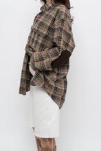 Load image into Gallery viewer, Vintage x Made in India x MUSKOKA LAKES Green Plaid Cotton Flannel (XS-L)