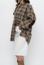 Load image into Gallery viewer, Vintage x Made in India x MUSKOKA LAKES Green Plaid Cotton Flannel (XS-L)