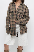 Load image into Gallery viewer, Vintage x Made in India x MUSKOKA LAKES Green Plaid Cotton Flannel (XS-L)