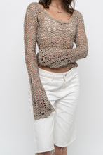 Load image into Gallery viewer, Vintage x PARASUCO Taupe Crochet Longsleeve (S, M)