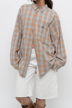 Load image into Gallery viewer, Vintage x BIG STAR Orange, Grey Plaid Cotton Buttonup (S-XL)