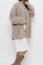 Load image into Gallery viewer, Vintage x BIG STAR Orange, Grey Plaid Cotton Buttonup (S-XL)