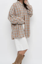 Load image into Gallery viewer, Vintage x BIG STAR Orange, Grey Plaid Cotton Buttonup (S-XL)
