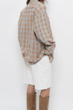 Load image into Gallery viewer, Vintage x BIG STAR Orange, Grey Plaid Cotton Buttonup (S-XL)