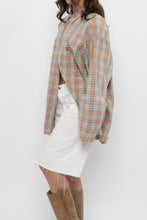 Load image into Gallery viewer, Vintage x BIG STAR Orange, Grey Plaid Cotton Buttonup (S-XL)