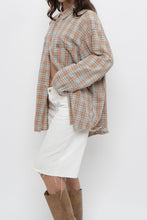 Load image into Gallery viewer, Vintage x BIG STAR Orange, Grey Plaid Cotton Buttonup (S-XL)