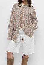 Load image into Gallery viewer, Vintage x BIG STAR Orange, Grey Plaid Cotton Buttonup (S-XL)