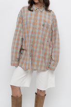 Load image into Gallery viewer, Vintage x BIG STAR Orange, Grey Plaid Cotton Buttonup (S-XL)