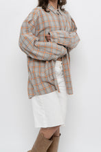 Load image into Gallery viewer, Vintage x BIG STAR Orange, Grey Plaid Cotton Buttonup (S-XL)