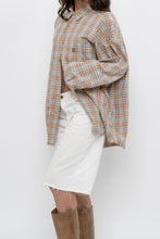 Load image into Gallery viewer, Vintage x BIG STAR Orange, Grey Plaid Cotton Buttonup (S-XL)