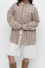 Load image into Gallery viewer, Vintage x BIG STAR Orange, Grey Plaid Cotton Buttonup (S-XL)