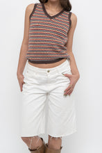 Load image into Gallery viewer, Vintage x Made in Hong Kong x Patterned Wool-blend Knit Vest (XS)